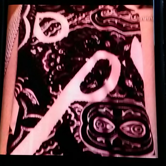 Lularoe leggings black and white scissors ✂️ - Picture 3 of 8